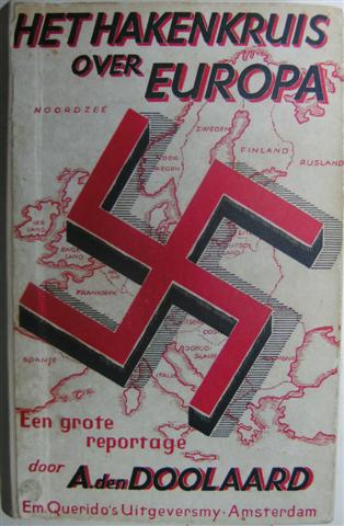 Kaft van het boek 'Het hakenkruis over Europa'