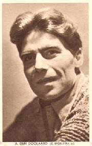 Portret van A. den Doolaard uit 1934